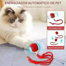 Brinquedo Inteligente Recarregável para Gatos com Bola Automática e Rabo Falso Elétrico