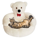 Caminha Pet Ursinho de Pelúcia Macia para Gato E Cachorro 40x56cm