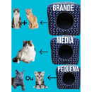 Casinha Toca Cama Iglu 2 Em 1 Cachorro Cão E Gato Tam P, M e G