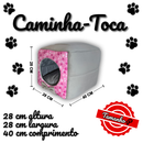 Casinha Toca Cama Iglu 2 Em 1 Cachorro Cão E Gato Tam P, M e G