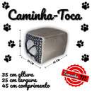 Casinha Toca Cama Iglu 2 Em 1 Cachorro Cão E Gato Tam P, M e G