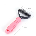 Desembolador de Pelos Longos para Cachorro Gato Pet Escova Pente Rake Pet Shop Groomer Simples e Duplo