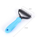 Desembolador de Pelos Longos para Cachorro Gato Pet Escova Pente Rake Pet Shop Groomer Simples e Duplo