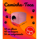 Casinha Toca Cama Iglu 2 Em 1 Cachorro Cão E Gato Tam P, M e G