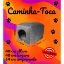 Casinha Toca Cama Iglu 2 Em 1 Cachorro Cão E Gato Tam P, M e G