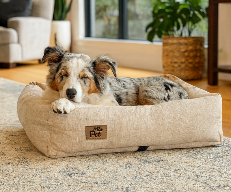 Cama Caminha Pet Cachorro Suede ou Linho Lavável com Enchimento em Fibra