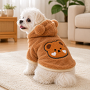 Roupa de Moletom Ursinho para Cachorro no Inverno