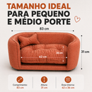 Cama para Cachorro Pet Premium Suede Macio Almofada Alta Qualidade - Caminha Poltrona Sofá Pet