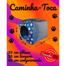 Casinha Toca Cama Iglu 2 Em 1 Cachorro Cão E Gato Tam P, M e G