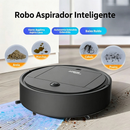 Robô Aspirador Inteligente 3 em 1 Limpeza doméstica Silencioso Casa com Pets E4