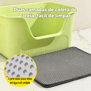 Tapete Coletor de Areia para Gato Dupla Camada Anti Derramamento Vários Tamanhos 30x45~70x120cm