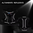 Peitoral Com Regulagem e Refletivo Coleira Cachorro Porte Medio e Grande Reforcado Confort Ajuste