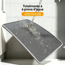 Tapete Coletor de Areia para Gato Dupla Camada Anti Derramamento Vários Tamanhos 30x45~70x120cm