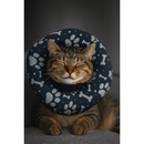 Colar Elizabetano Macio Ajustável para Cães e Gatos
